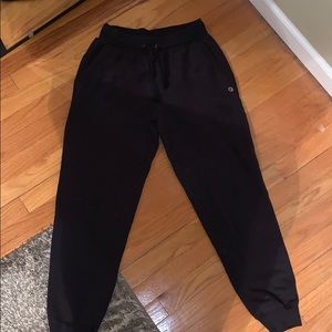 Black champion joggers